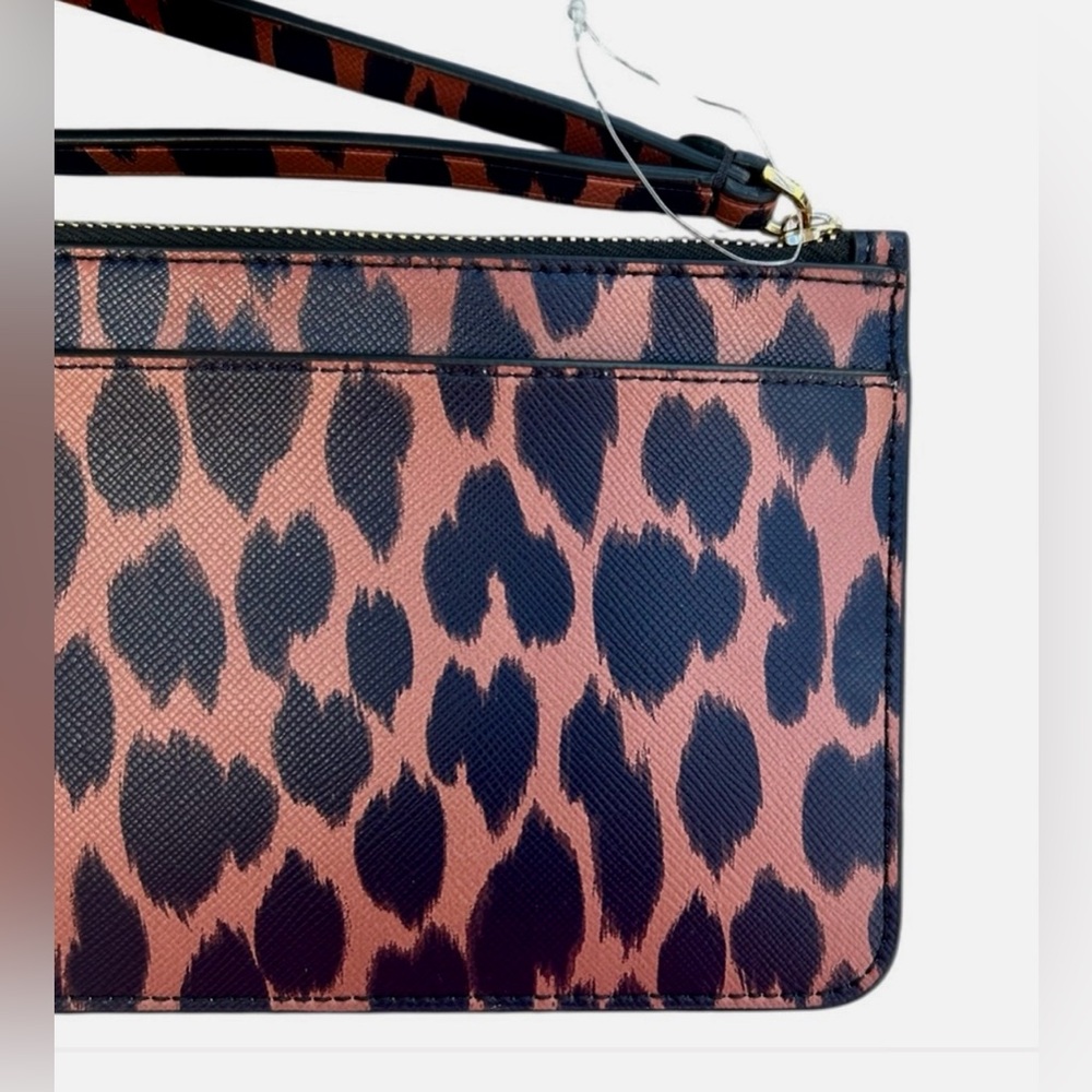 kate spade Leopard Print Wristlet - Brown/Black - Picture 7 of 11